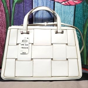 Brand New Alfani Woven Work Satchel.